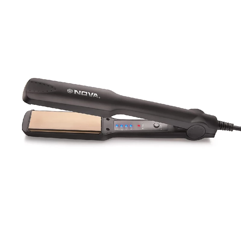 Nova NHS 860 Hair Straightener- Black, 450 g-1.webp